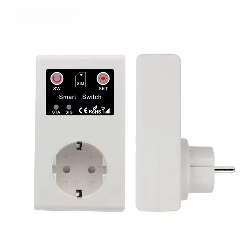 Smart Home Remote - 16A EU GSM-Steckdose 3000W Intelligenter Relaisschalter