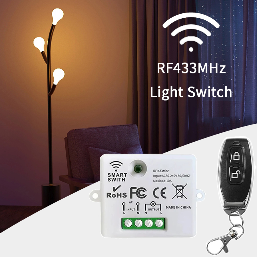 Smart Home Button - RF 433MHz Drahtloser Fernbedienungsschalter Smart Home