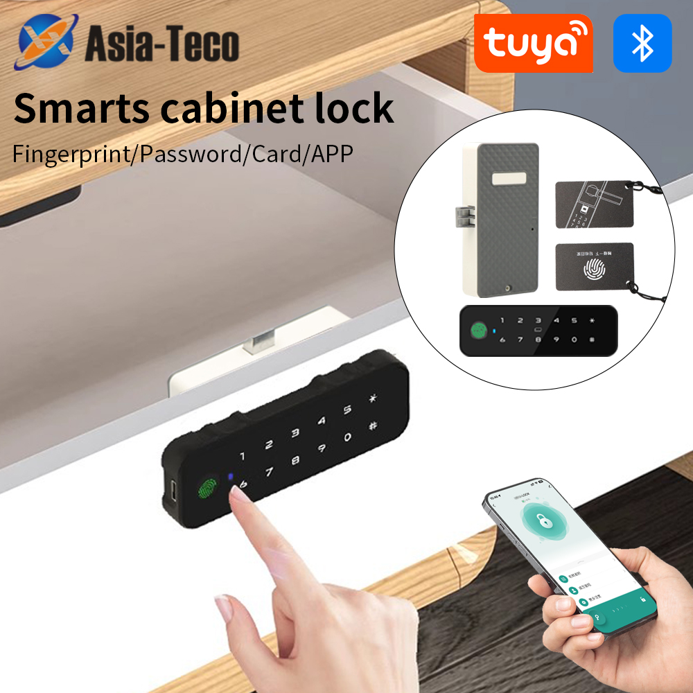 Smart Door Lock - Tuya Bluetooth Smart Holz Schrank Fingerprint