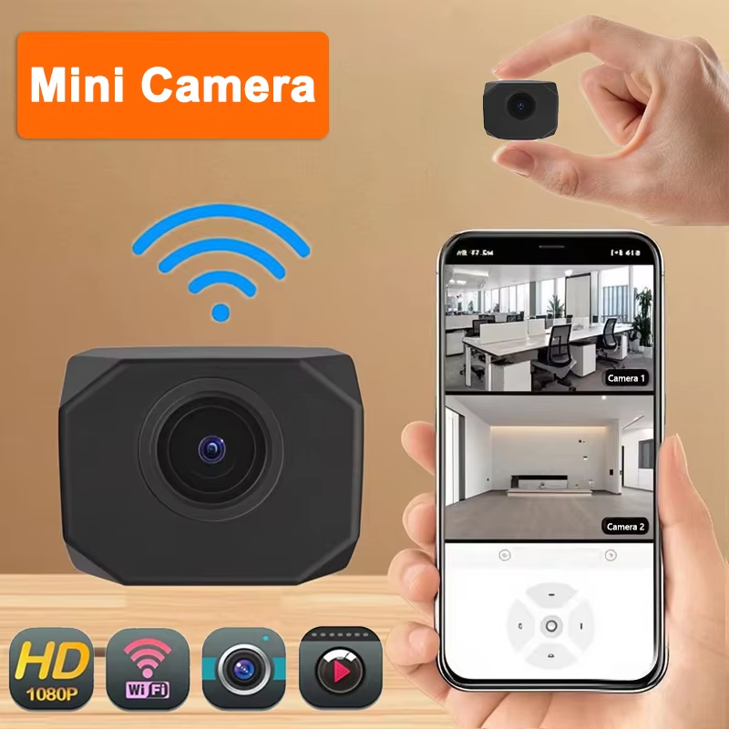 Smart Home Remote - 4K HD WiFi-Überwachungskamera für Zuhause, Mini-Smart-IP-Überwachung