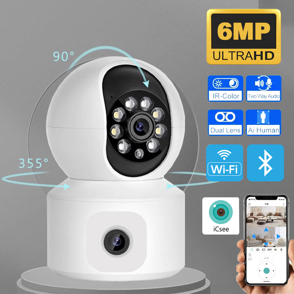Eufy Camera E220 - 6MP ICSEE WLAN-IP-Kamera mit Doppellinse und