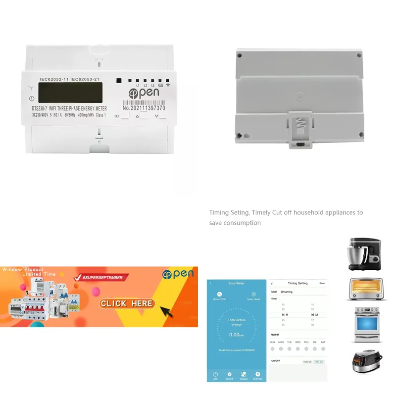 Smart Home Remote - APP 220V 400V Überspannungs- und Unterspannungsschutz