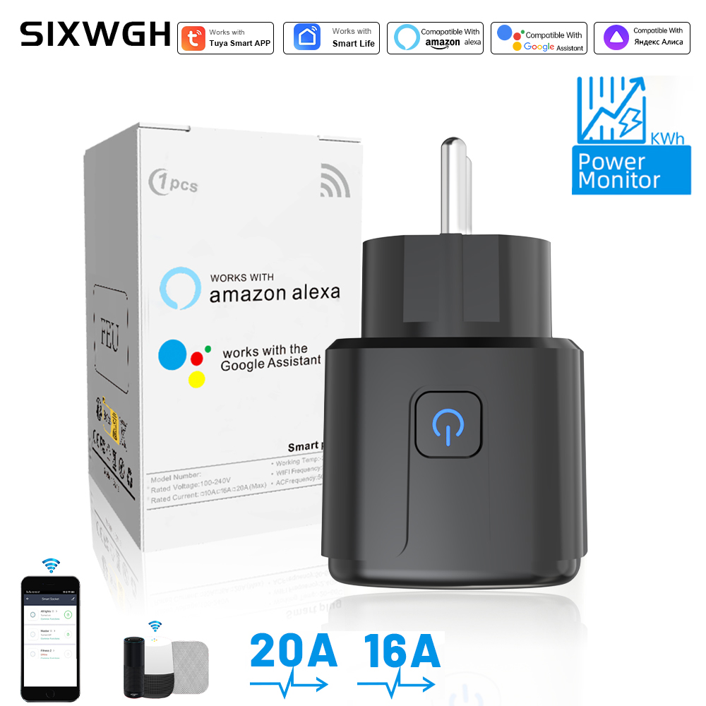 Smart Wall Socket - Tuya Smart Steckdose WLAN Fernbedienung EU-Stecker
