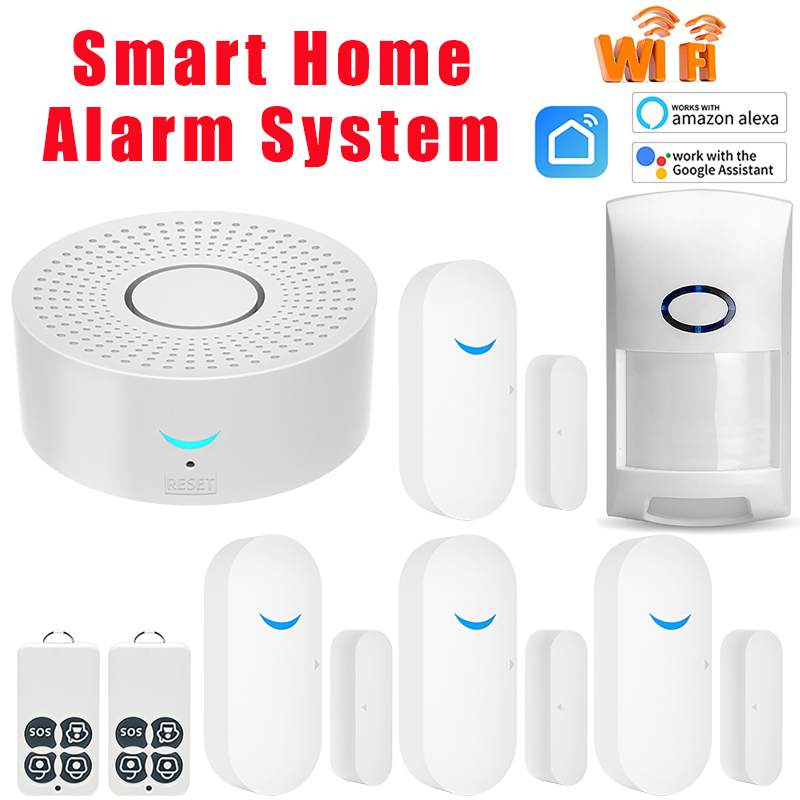 Door Window Sensor - 433MHz Smart Home Tuya WLAN-Türsensor 120dB
