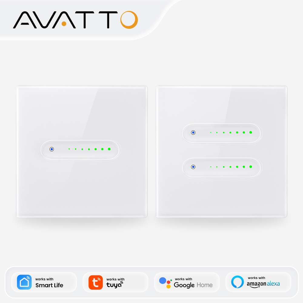 Smart Home Button - AVATTO WiFi 1/2 Gang Smart Dimmer-Schalter,