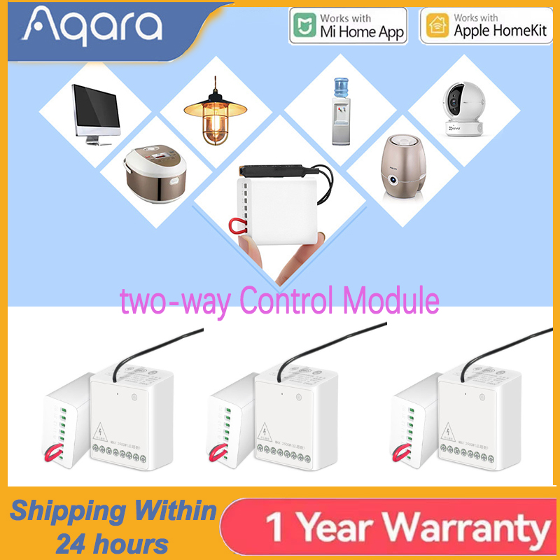 Smart Home Xiaomi Kit - Aqara Zwei-Wege-Steuermodul Relais-Schalter-Controller Zigbee Smart Timer
