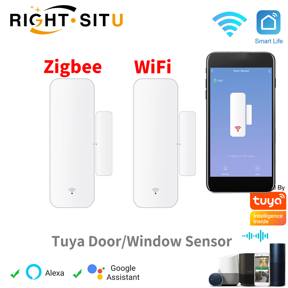 Smart Home Remote - Tuya WiFi Zigbee Tür- und Fenstersensor,