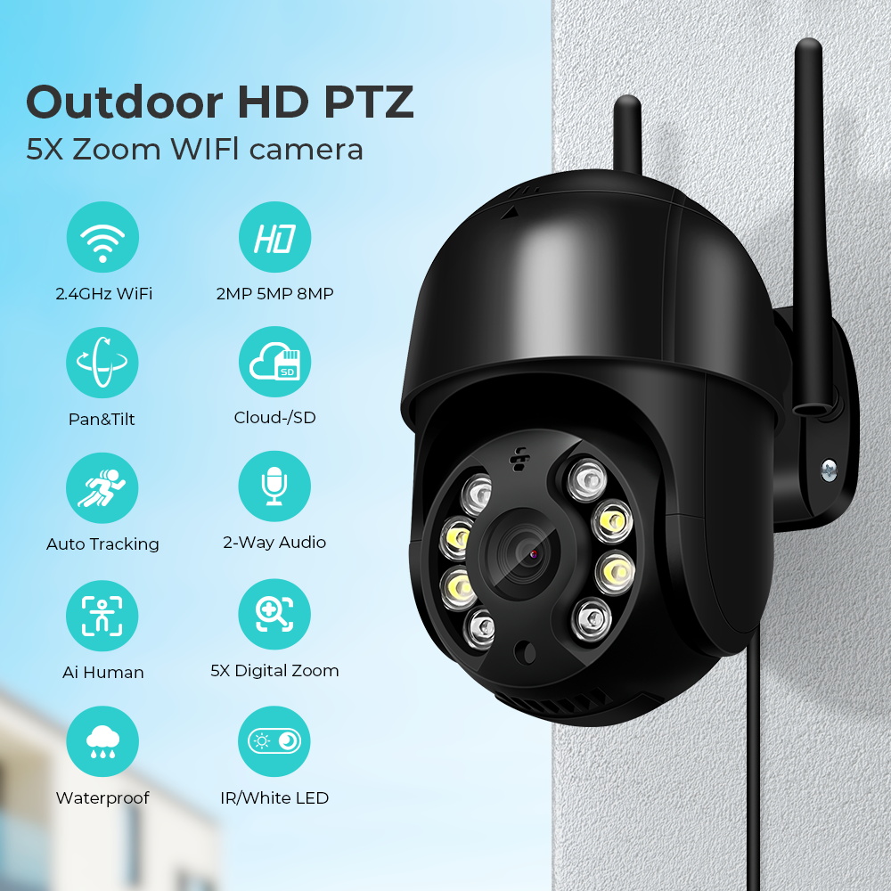 Smart Home Imou - 8MP Outdoor 4,0X Zoom Überwachung Sicherheit