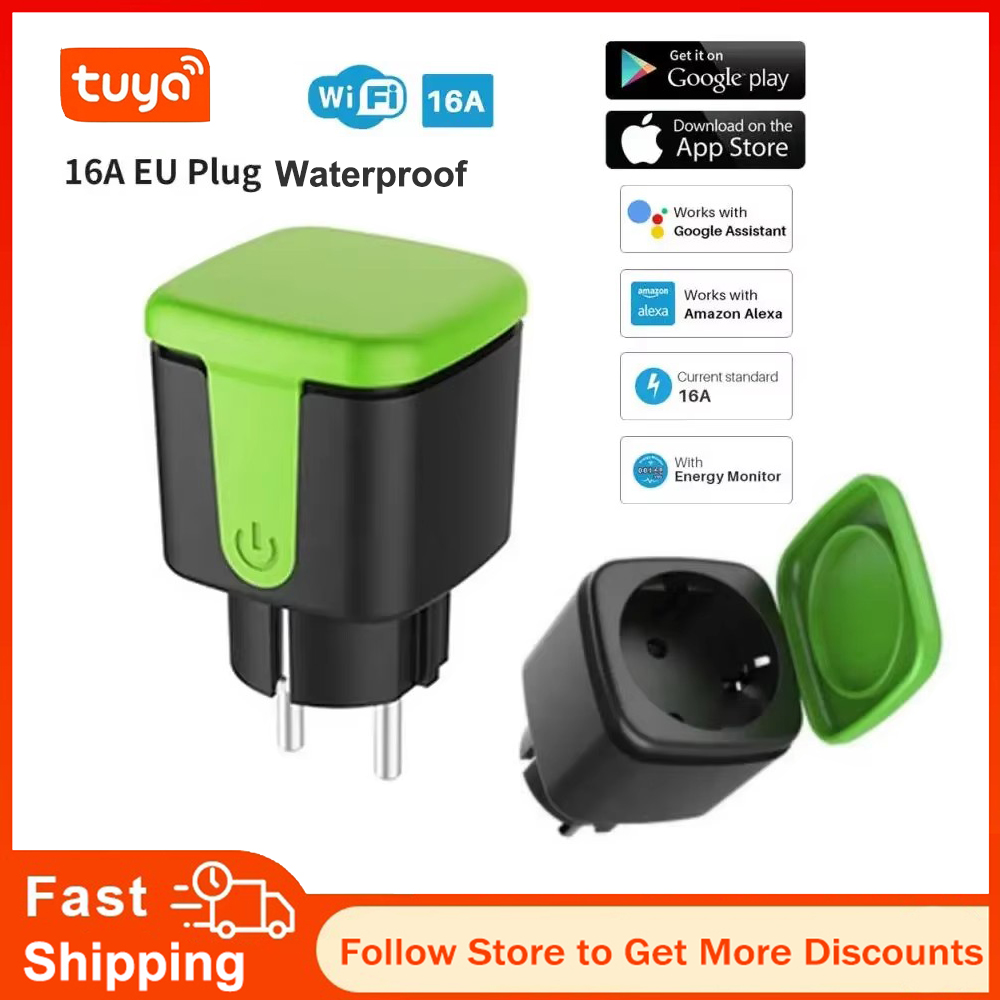 Smart Home Remote - Tuya EU 16A WLAN Smart Wasserdichte