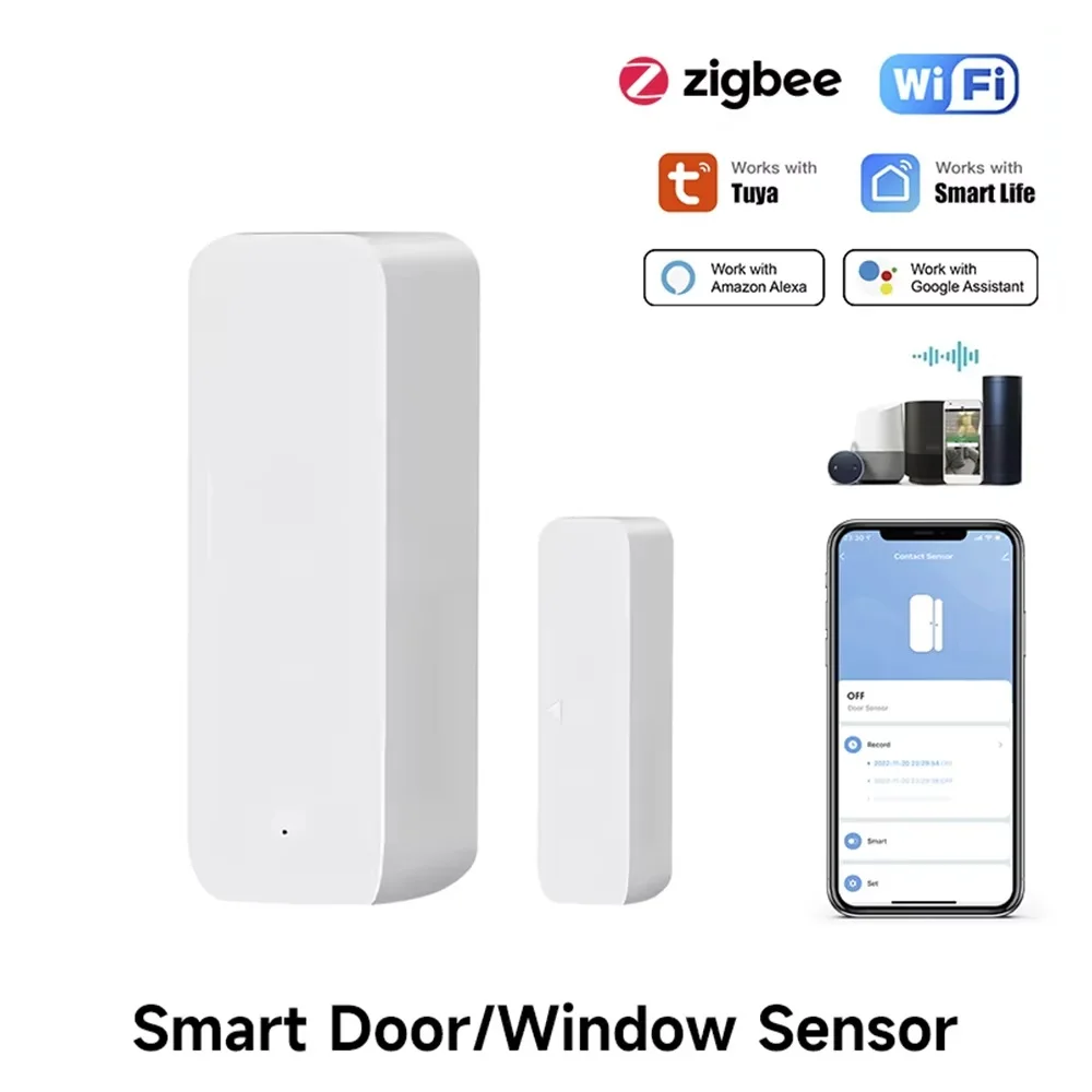 Door Window Sensor - Tuya Zigbee/WiFi Magnetische Tür Fenster Sensor