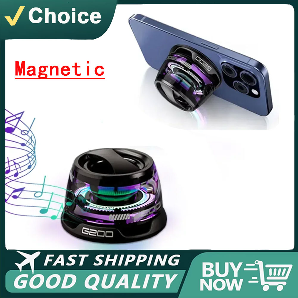 Smart Home Lighting - Tragbarer Bluetooth-Lautsprecher G200 RGB-Beleuchtung Magnetlautsprecher BT5.3