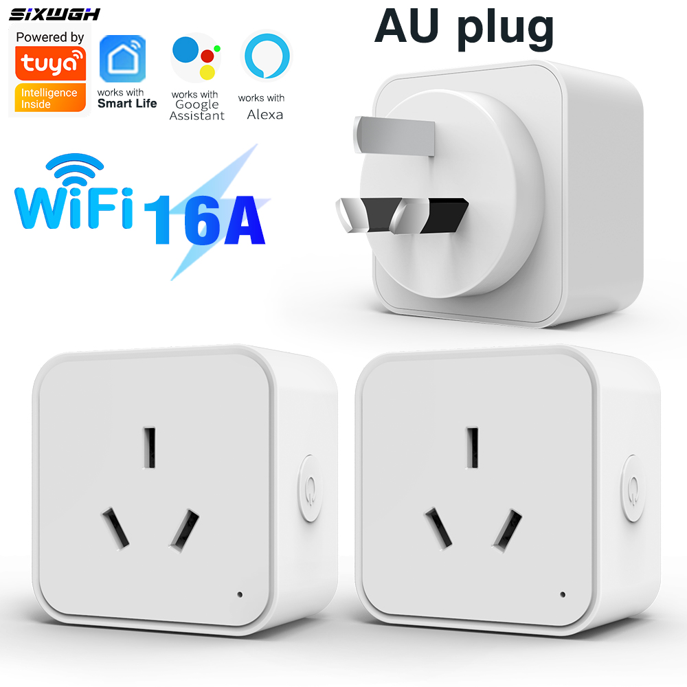 Smart Wall Socket - WLAN Tuya AU-Steckdose, Neuseeland-Steckdose mit Energiemonitor,