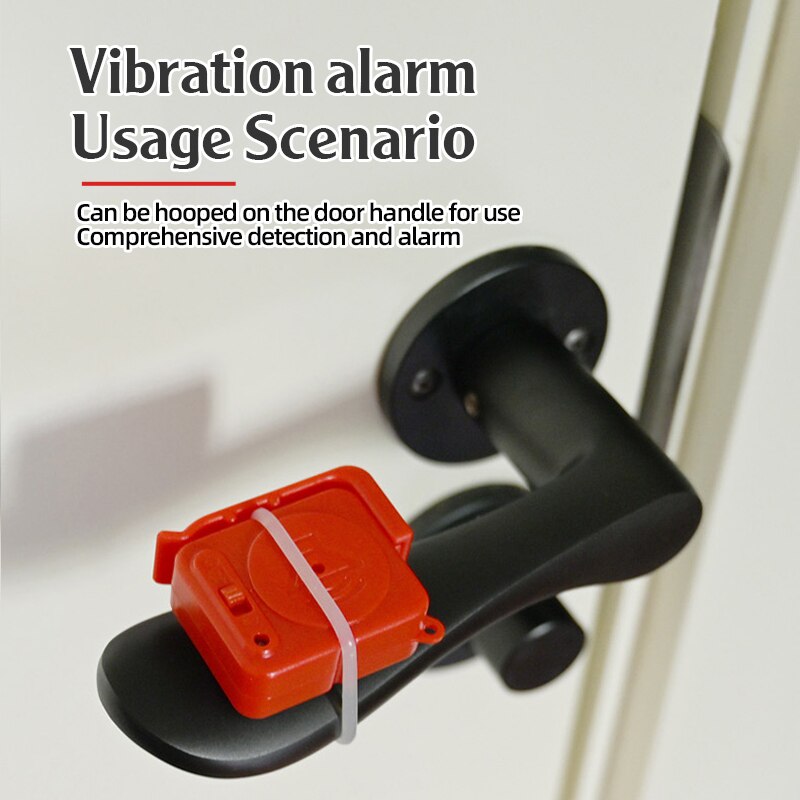 Door Window Sensor - KERUI Kabellose Vibrations-Alarmsensoren 120dB Ultra-Slim Detektor
