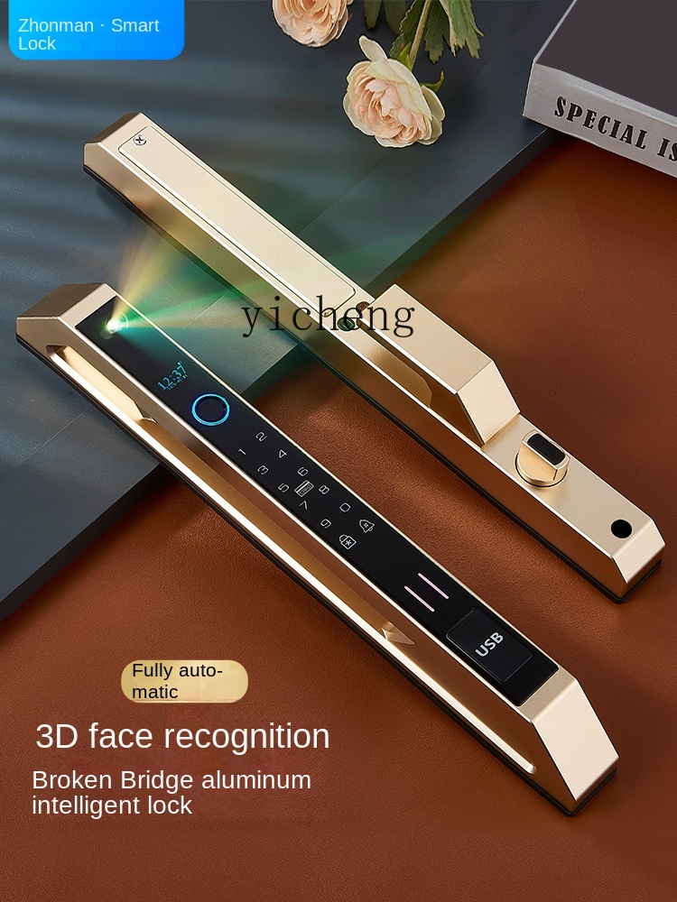 Smart Door Lock - cc29 Automatisches Smart-Schloss für Aluminium-Schiebetüren mit