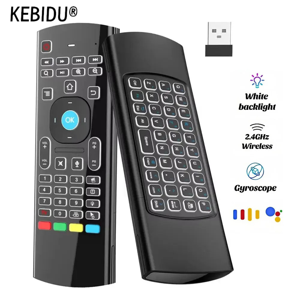Smart Home Keyboard - 2,4 GHz MX3 Air Mouse Drahtlose