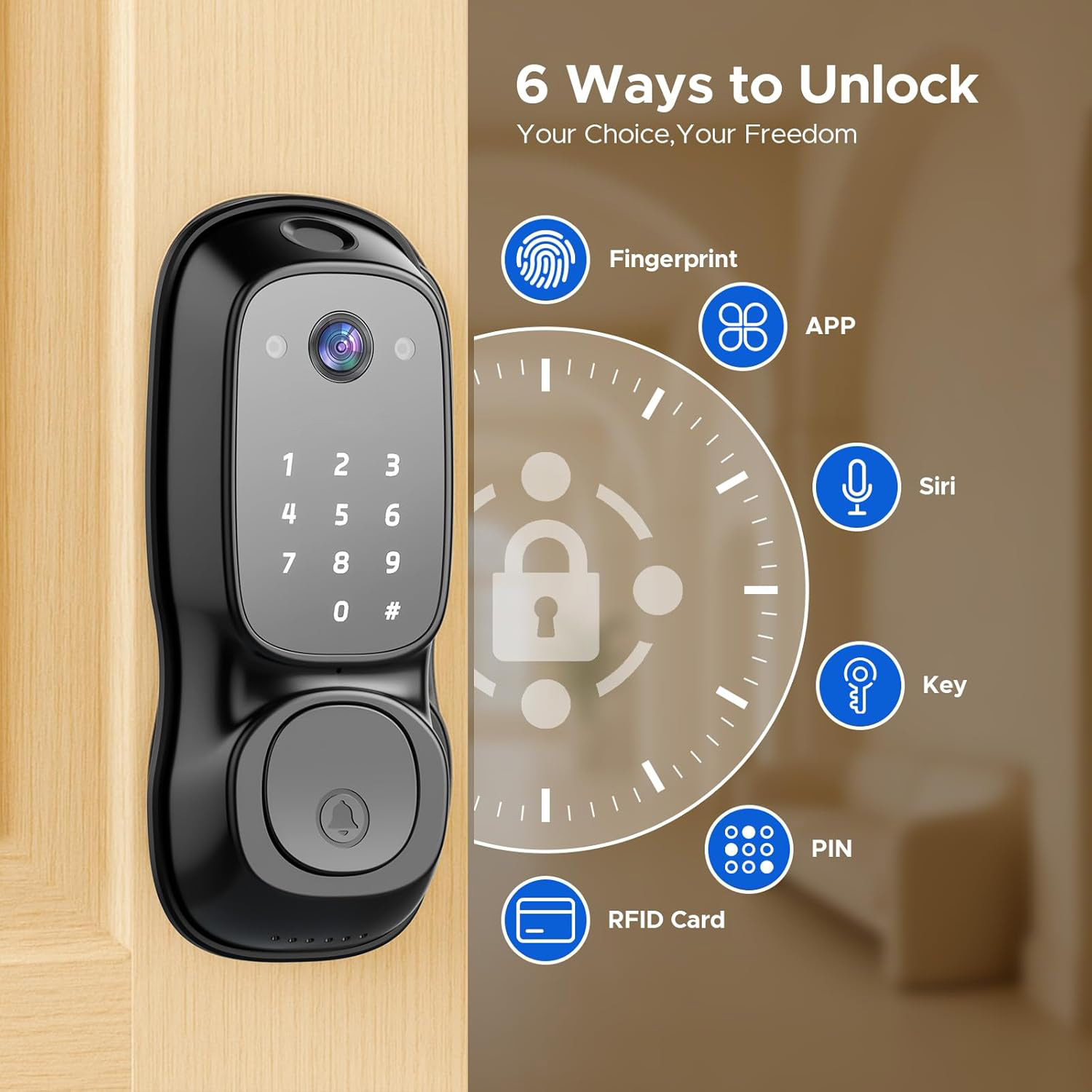 Tuya WLAN-Smart-Türschloss ‎ K – Smart Door Lock Bewertung und Preis