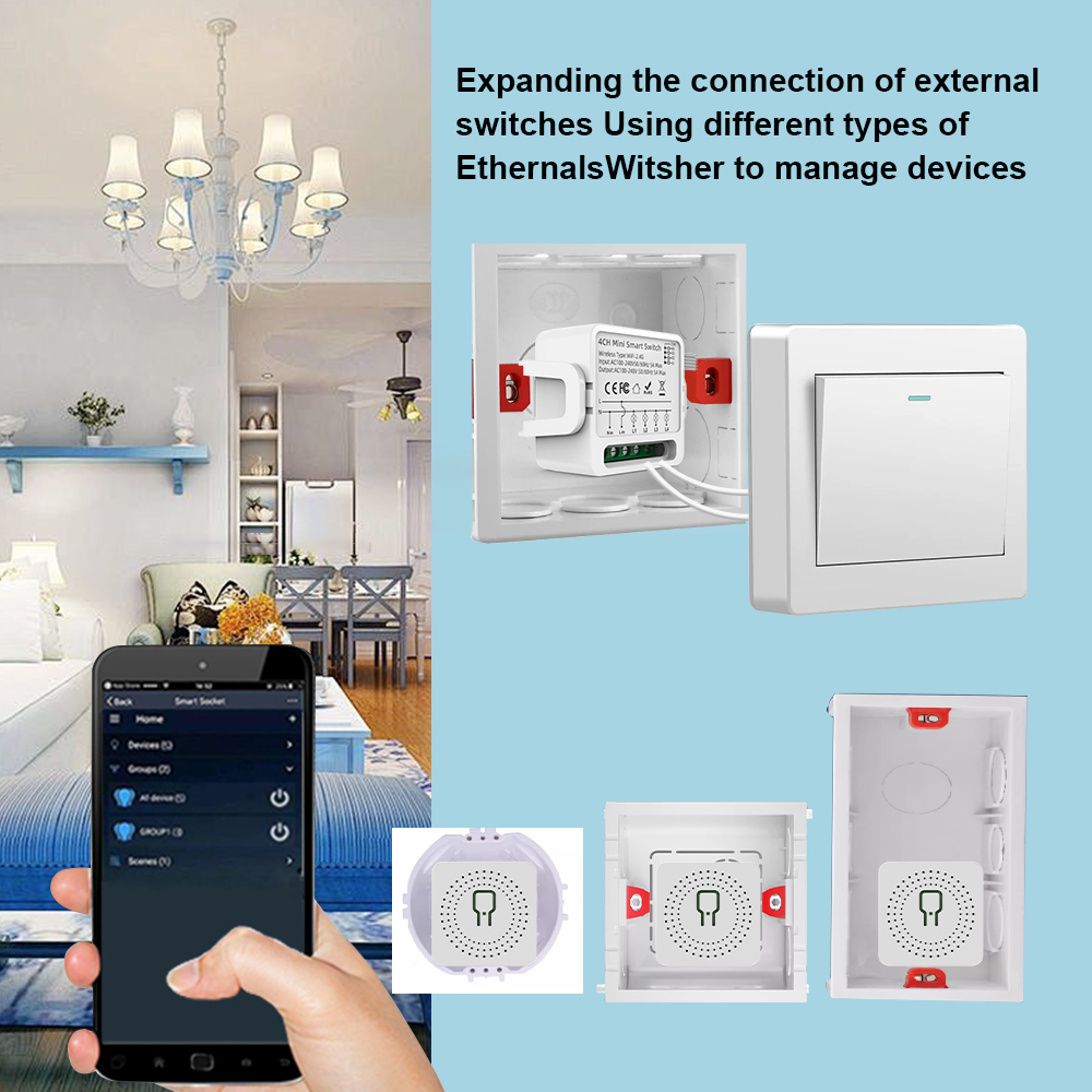 Tuya WiFi Smart-Schalter 1/2/3 – Smart Home Button Bewertung und Preis