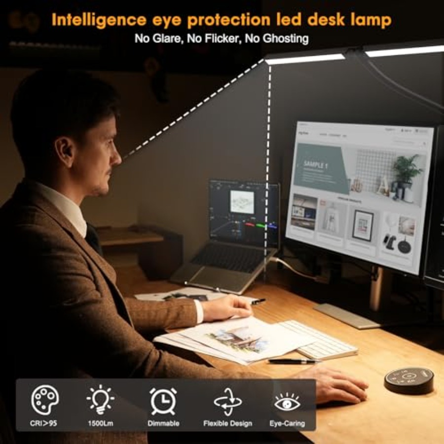 LED-Schreibtischlampe für Büro – Smart Home Lighting Bewertung und Preis