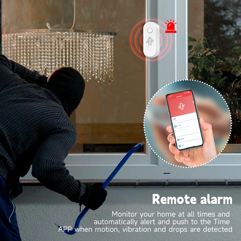 Tuya WiFi Vibration Detektor G – Door Window Sensor Bewertung und Preis