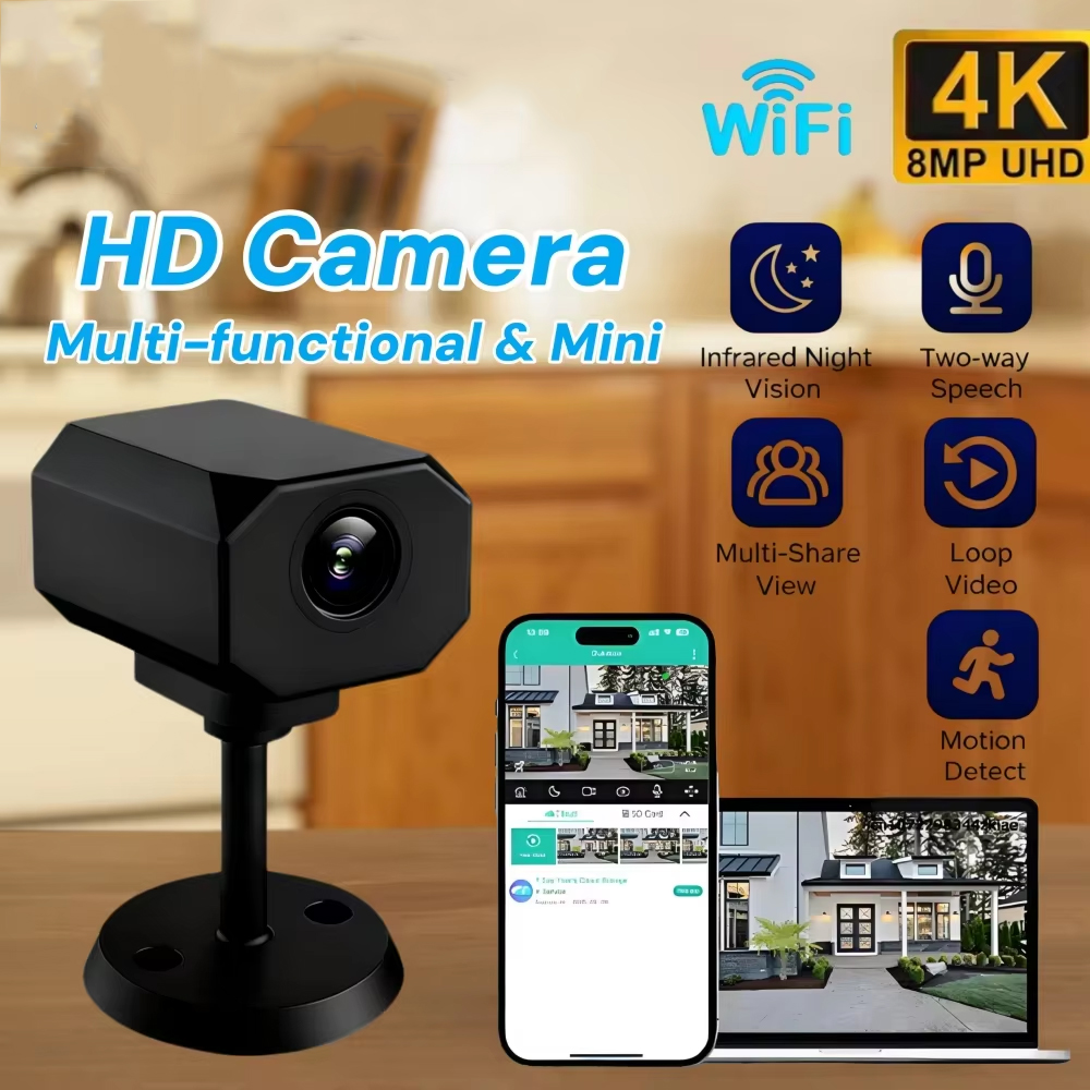 4K HD WiFi-Überwachungskamera  – Smart Home Remote Bewertung und Preis