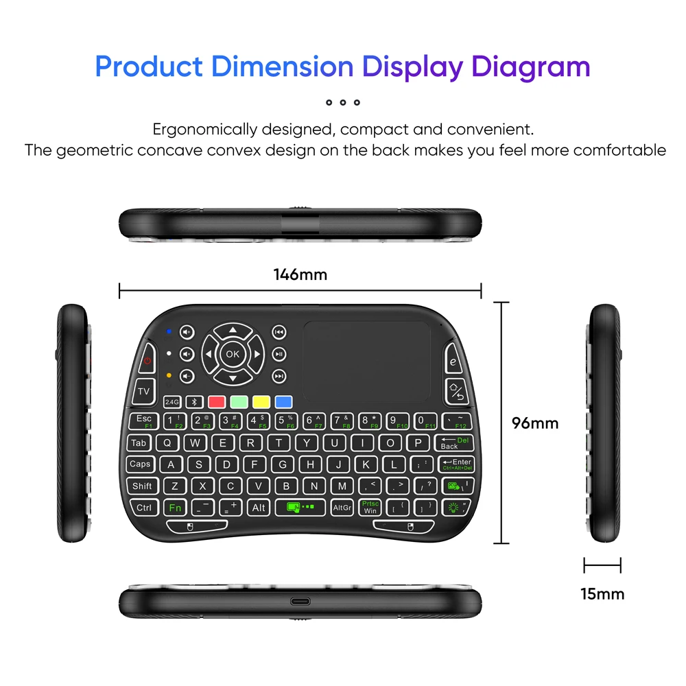 Mini-Tastatur mit Gyroskop, Du – Smart Home Keyboard Bewertung und Preis