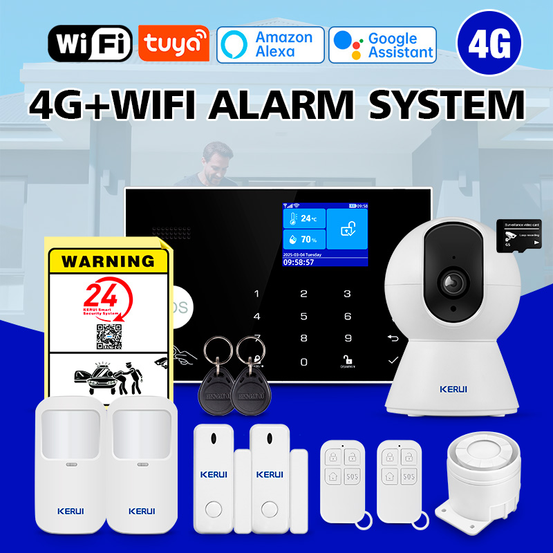 KERUI WiFi+4G Hausalarm mit Te – Smart Home Keyboard Bewertung und Preis