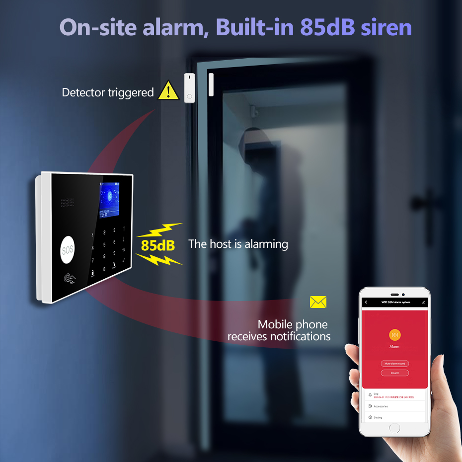KERUI WiFi+4G Hausalarm mit Te – Smart Home Keyboard Bewertung und Preis