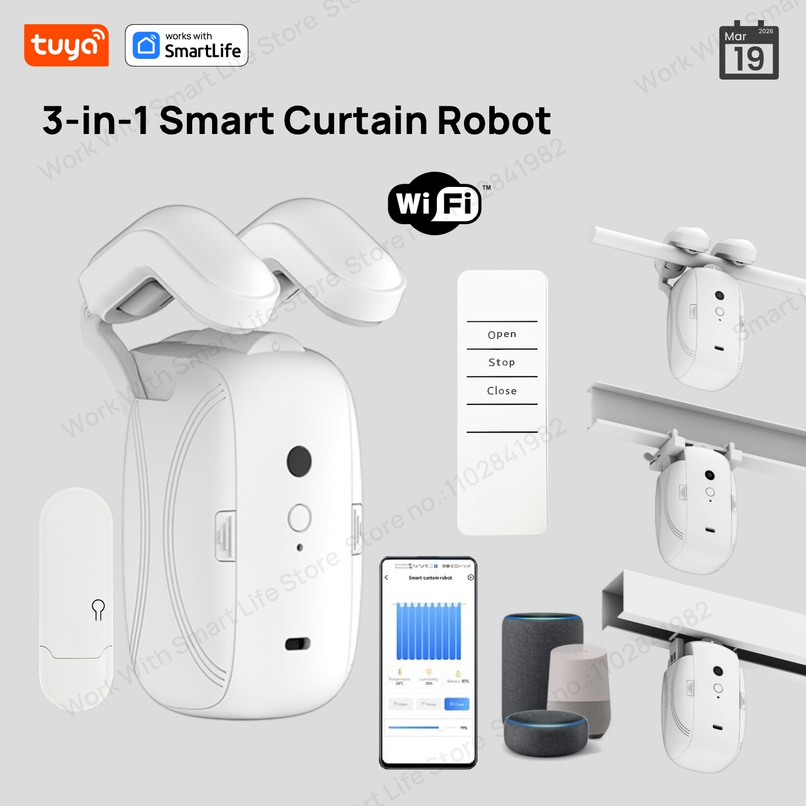 1/2 Stück Tuya Smart WiFi Vorh – Smart Home Hub Bewertung und Preis