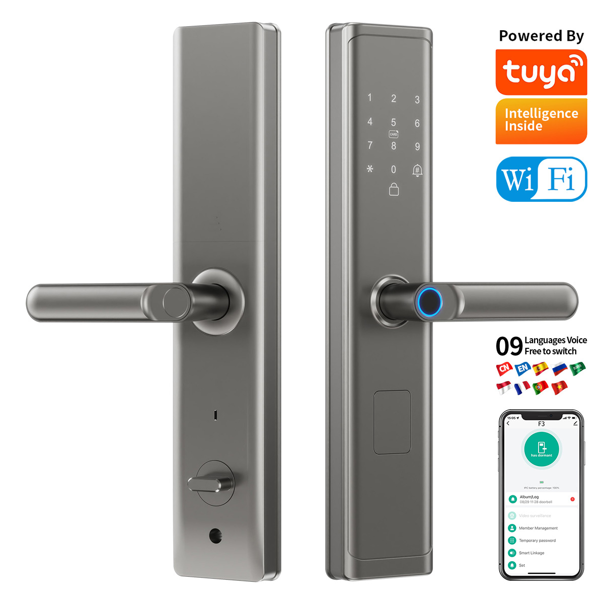 Tuya WLAN TTlock App Fingerabd – Smart Door Lock Bewertung und Preis