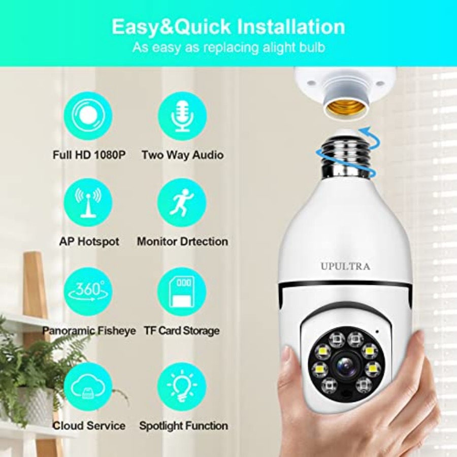 Glühbirnen-Sicherheitskamera 1 – Smart Home Lighting Bewertung und Preis