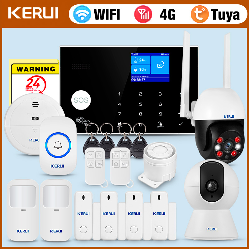 KERUI 4G Alarm mit Türklingel- – Smart Home Keyboard Bewertung und Preis
