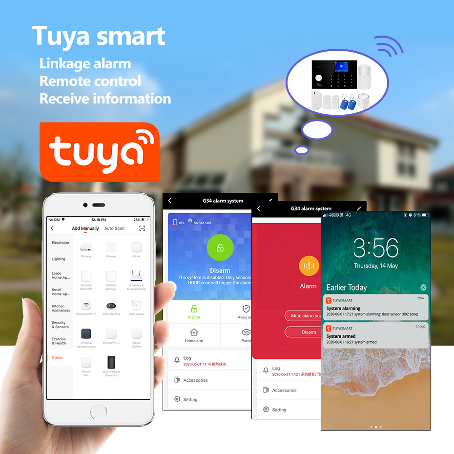 KERUI 4G Alarm mit Türklingel- – Smart Home Keyboard Bewertung und Preis