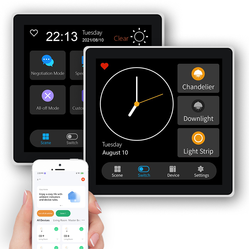 FUERS 4-Zoll-Touchscreen, mult – Smart Home Button Bewertung und Preis
