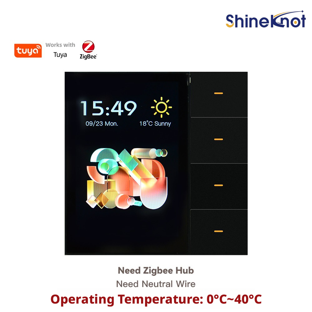 Shineknot Tuya 3,5-Zoll-Bildsc – Smart Home Button Bewertung und Preis