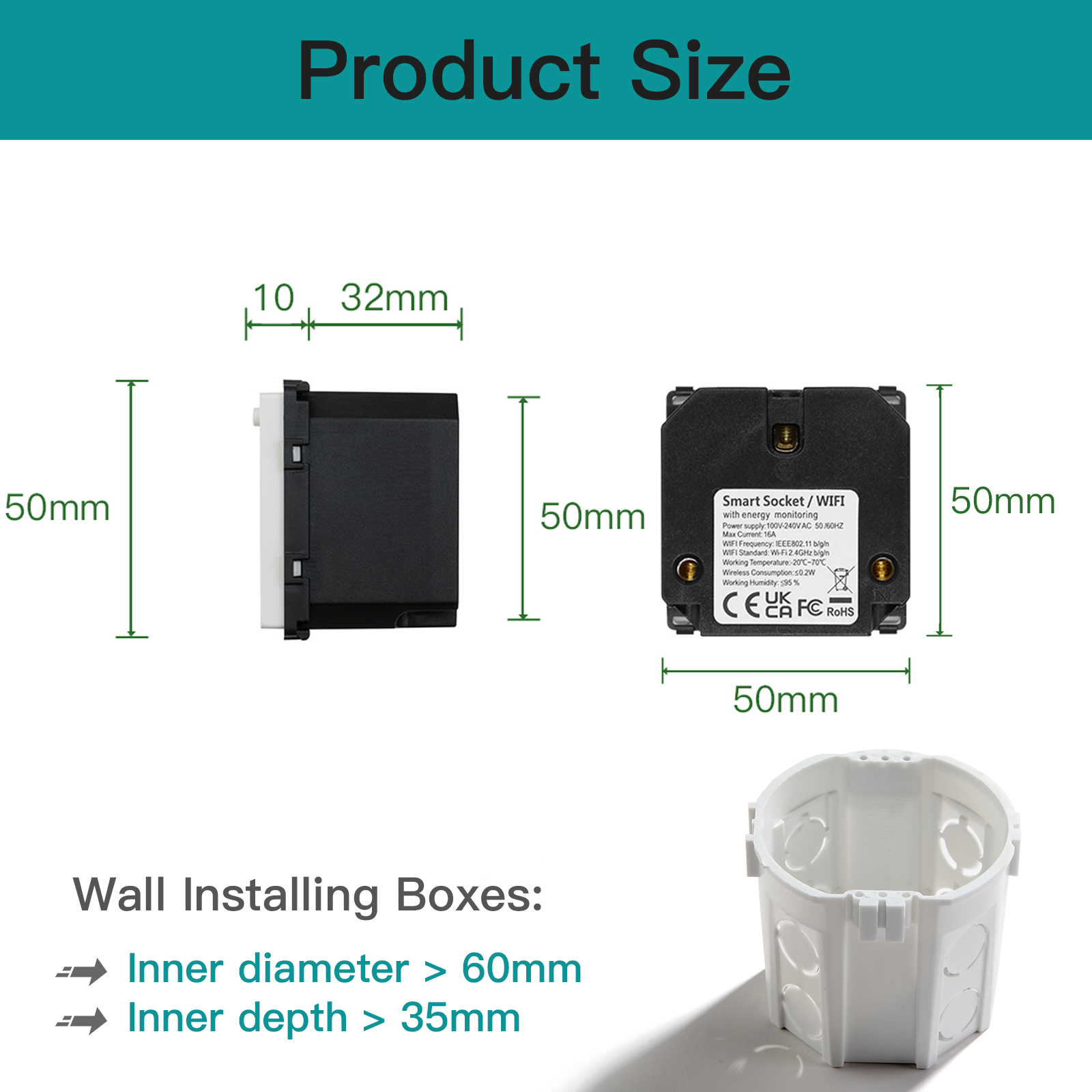 BSEED WLAN-Steckdosenmodule: S – Smart Wall Socket Bewertung und Preis